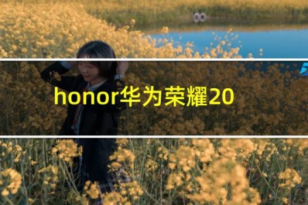 honor华为荣耀20
